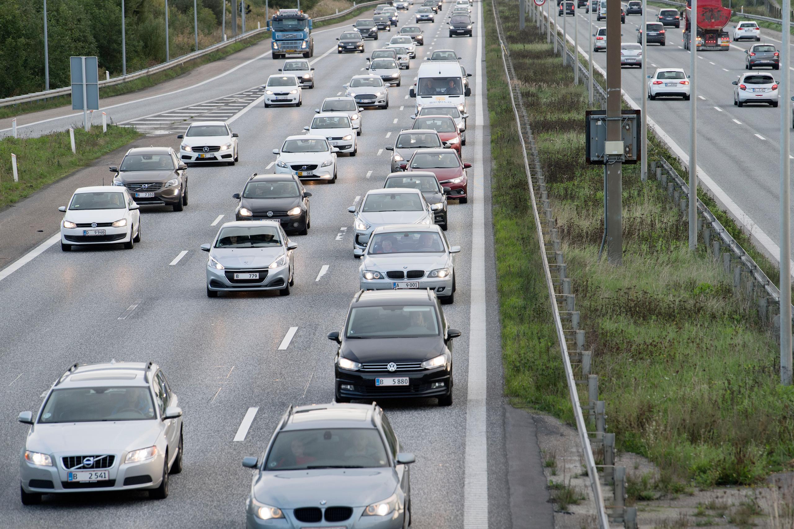 Trafik på motorvej